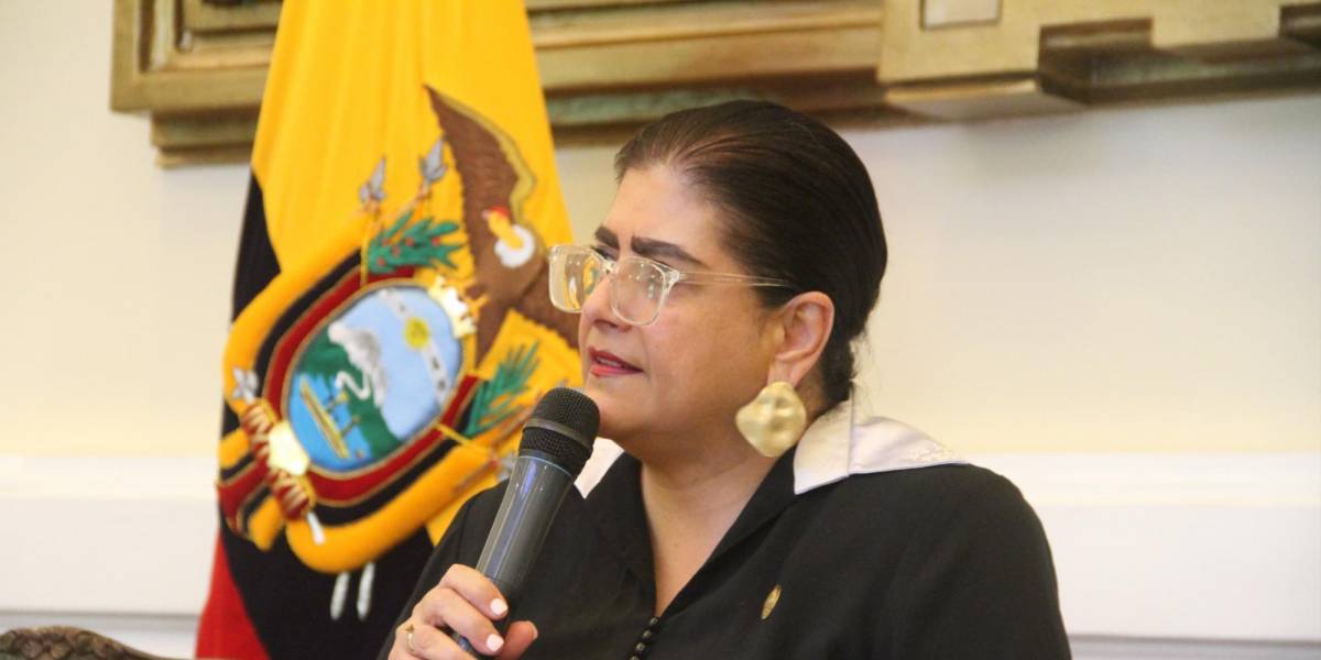 Mónica Palencia corrigió sus declaraciones sobre reducción de cifras de delincuencia en Ecuador