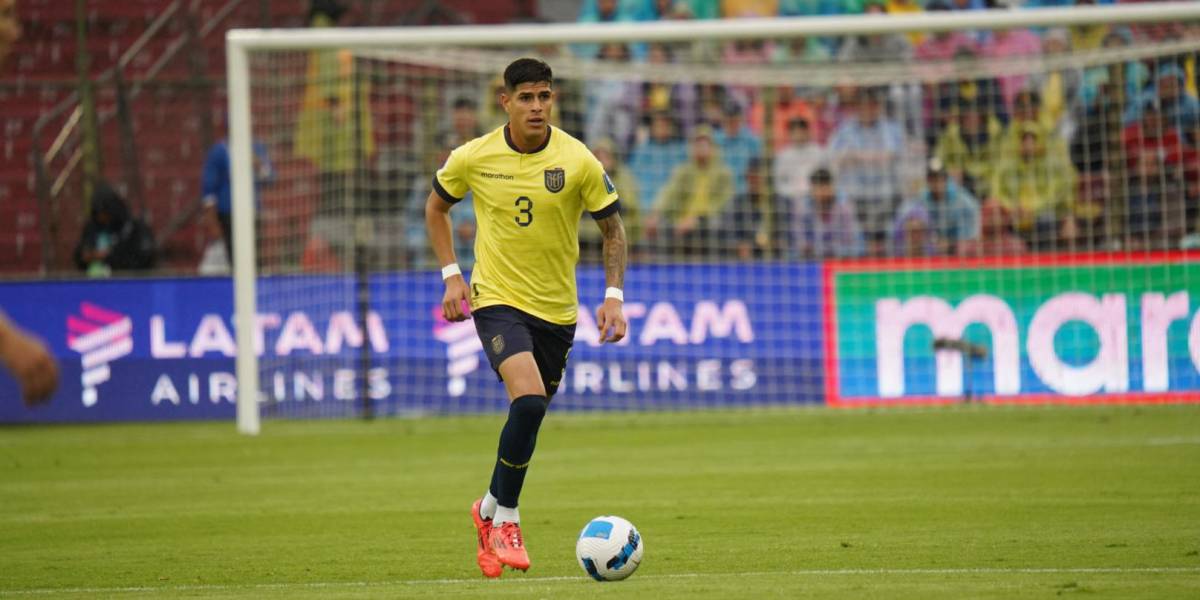 Piero Hincapié por primera vez capitán de la selección de Ecuador