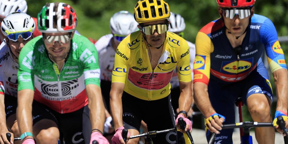 Richard Carapaz perdió el maillot amarillo en la etapa 4 del Tour de Francia