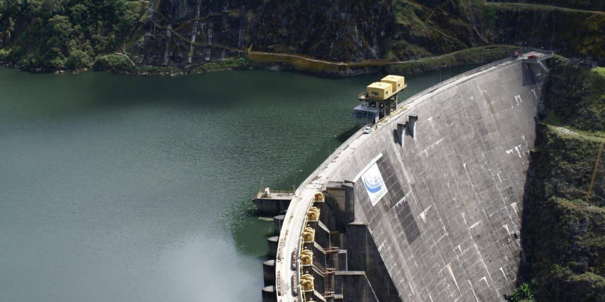 Las lluvias se reportan en el complejo hidroeléctrico Paute