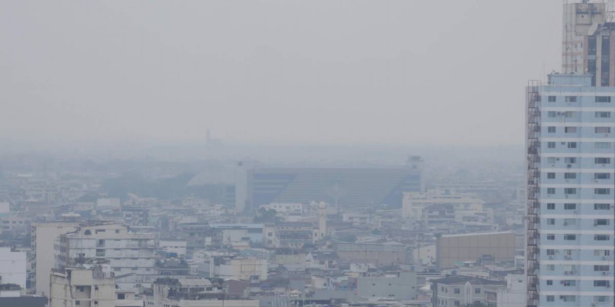 Una neblina inusual cubrió Guayaquil este viernes 7 de junio