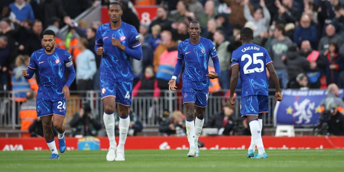 El Chelsea, con una brillante actuación de Moisés Caicedo, no pudo vencer al Liverpool