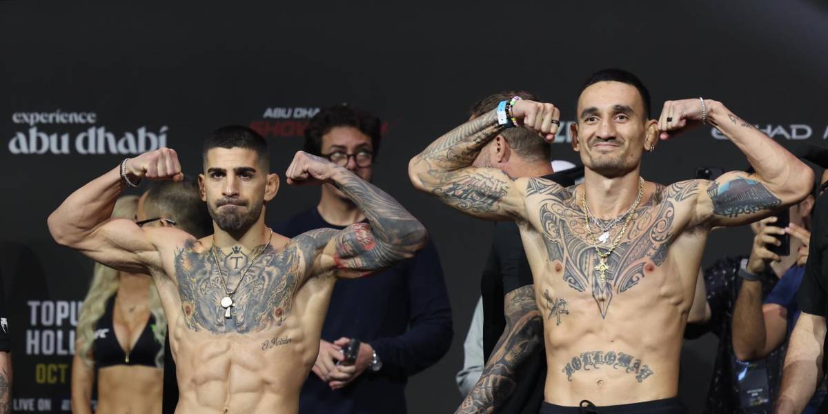 UFC: Ilia Topuria y Max Holloway pelean por el título de peso pluma