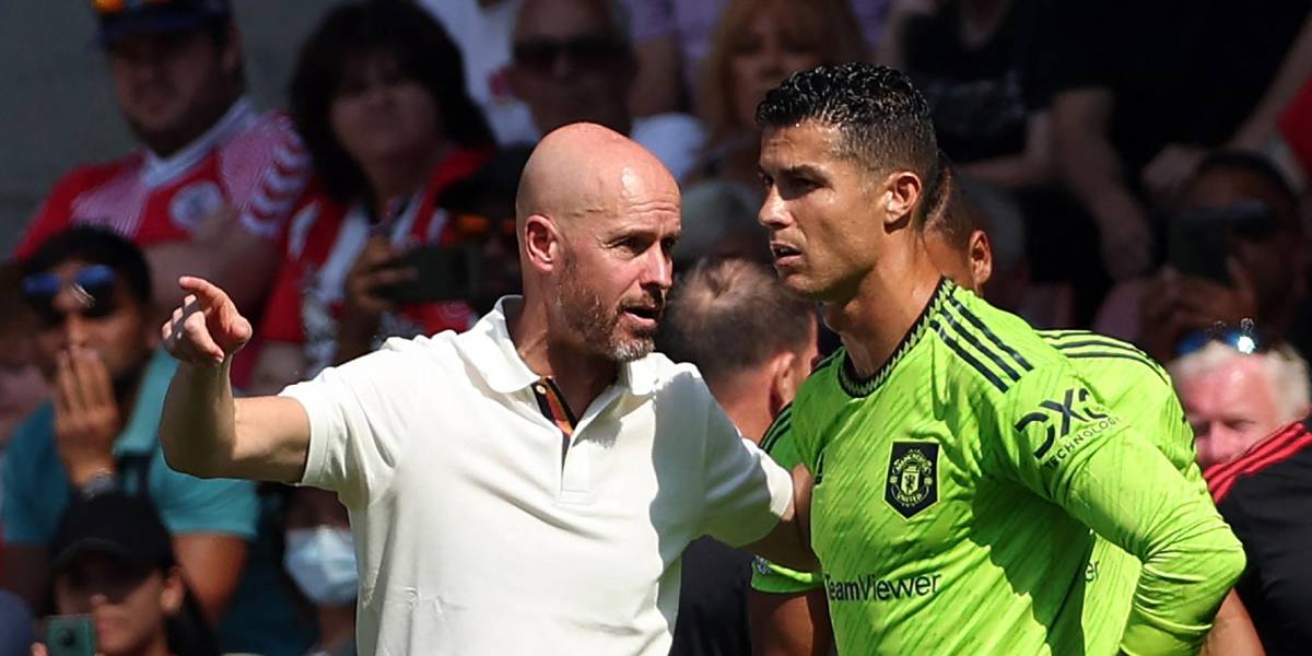 Erik Ten Hag respondió a las críticas de Cristiano Ronaldo