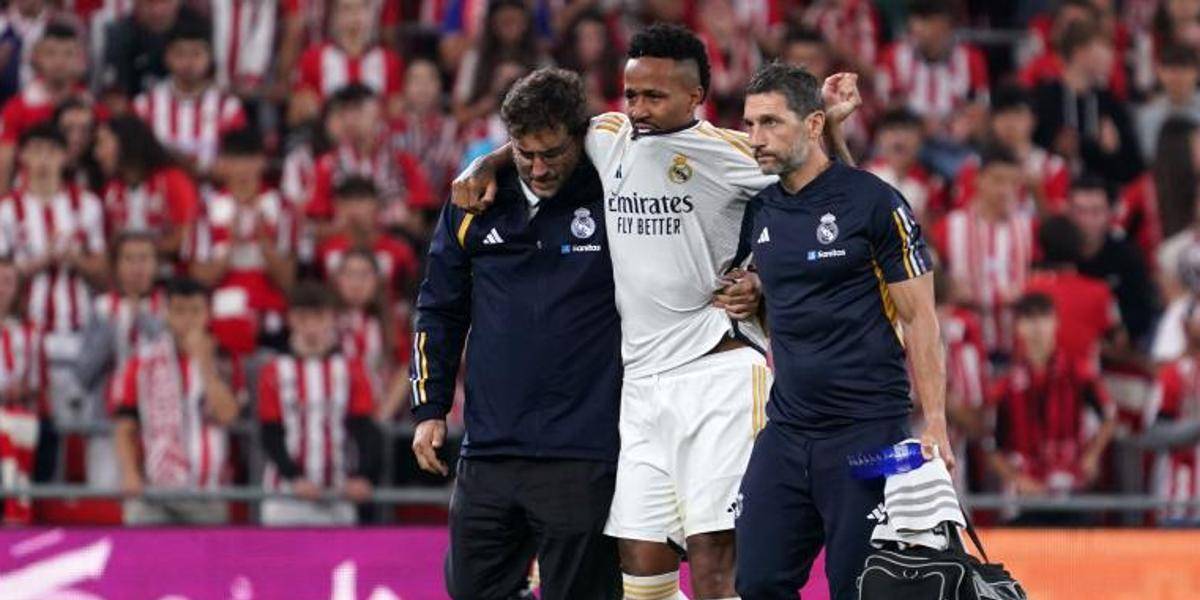 Real Madrid: Militao se rompe el ligamento cruzado de la rodilla y es baja por al menos 6 meses