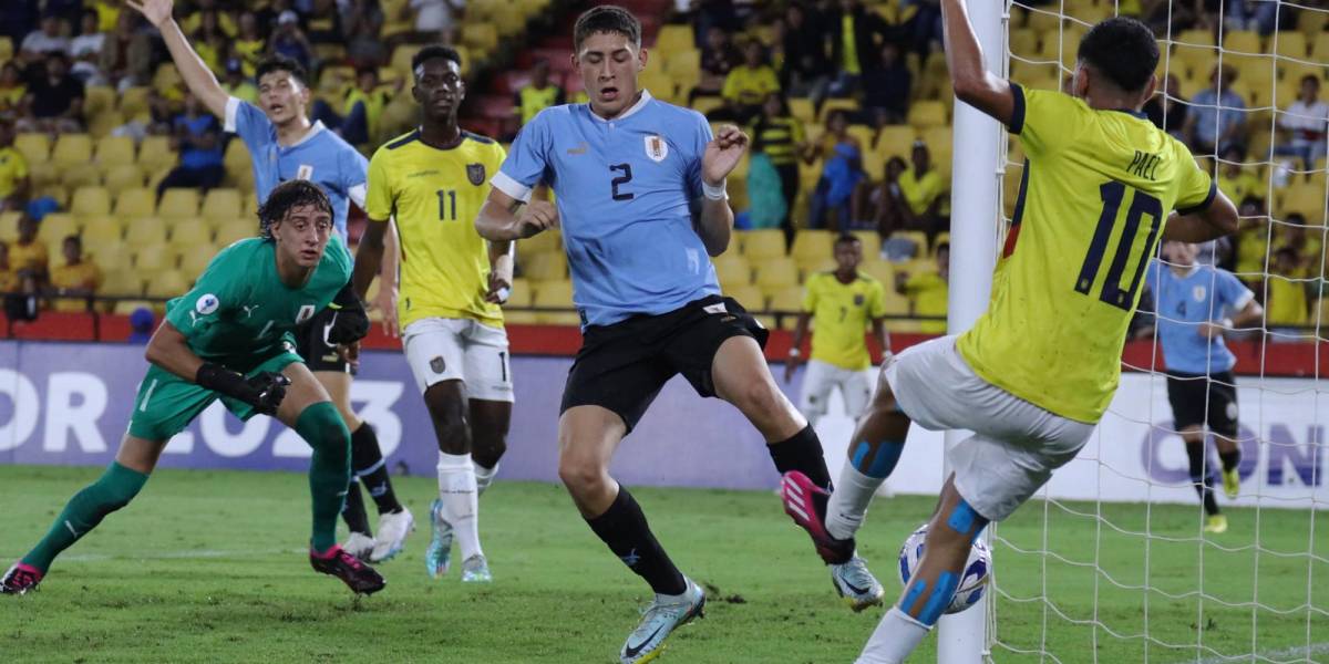 Ecuador cae ante Uruguay y posterga clasificación al hexagonal final del Sudamericano Sub-17