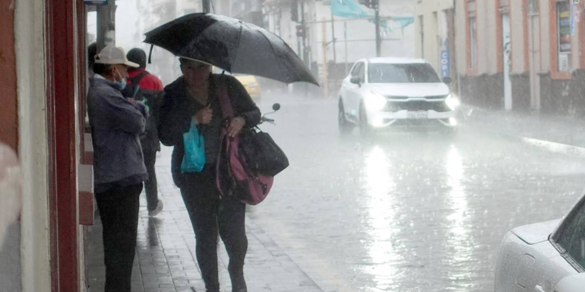 Clima en Ecuador | La lluvia estará presente durante el feriado de Navidad