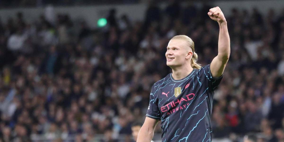 Doblete de Haaland y Manchester City acaricia el título de la Premier League