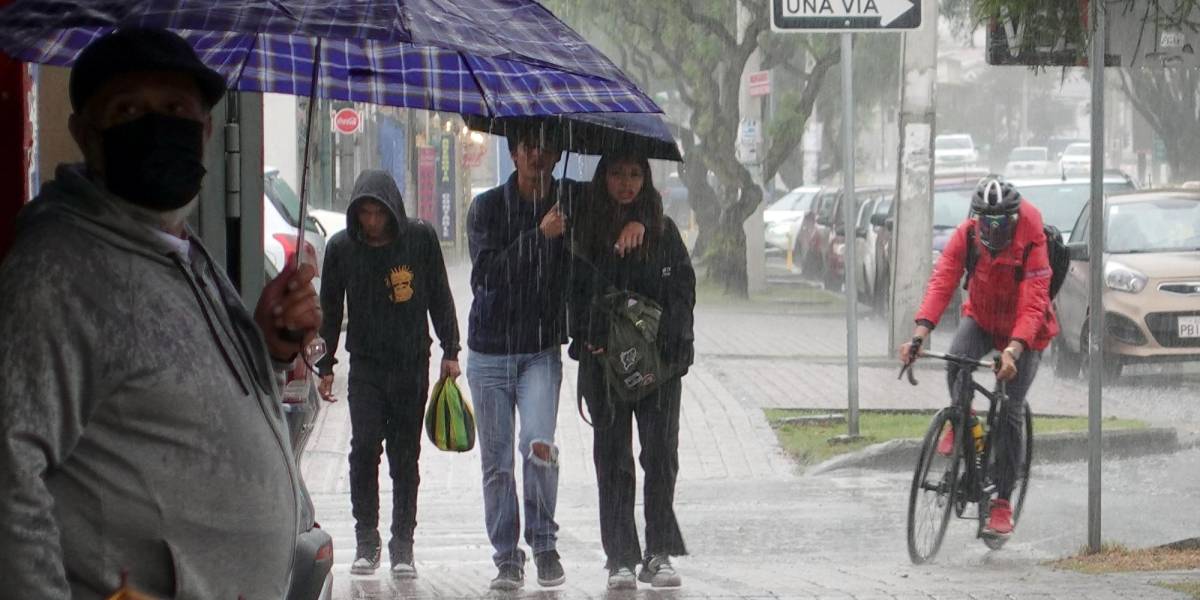 El Inamhi pronostica cielos nublados y lluvia en la Sierra y Amazonía el 4 de diciembre