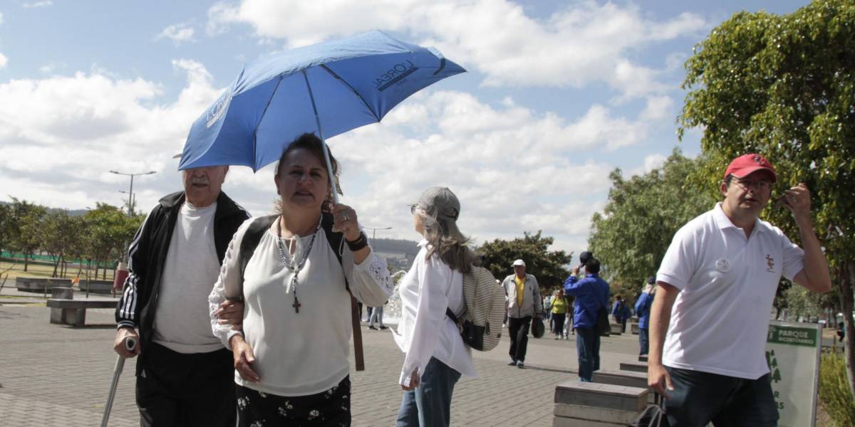 La radiación será alta y muy alta este lunes 23 de septiembre en Ecuador, según el Inamhi