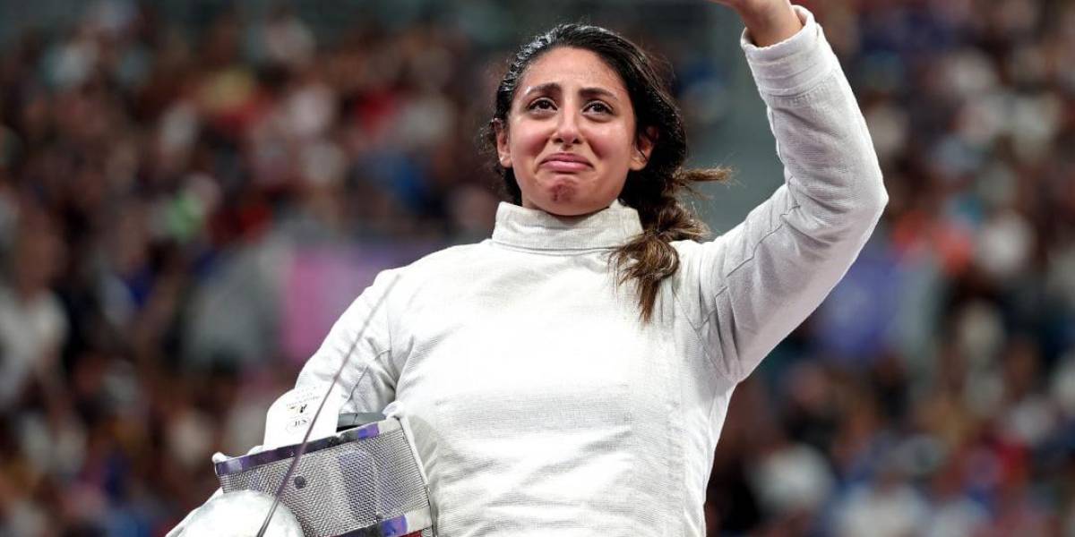 Una esgrimista egipcia revela que participó embarazada de siete meses en los Juegos Olímpicos de París 2024