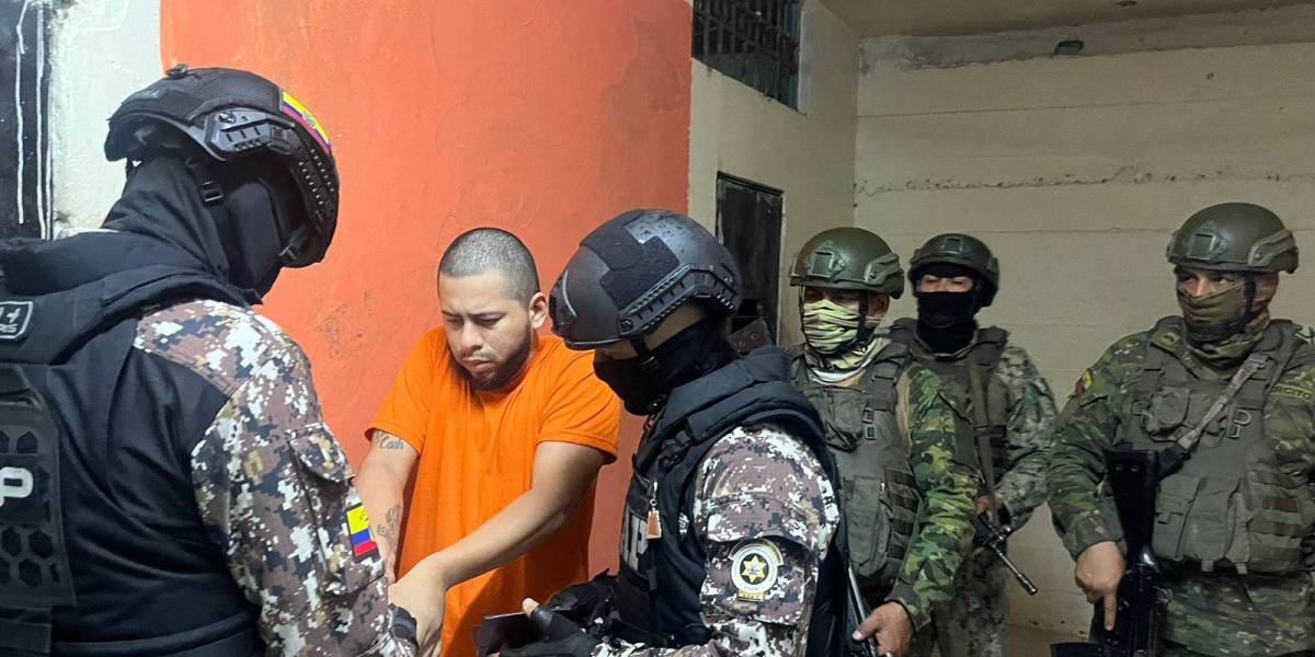 Alias Boris, el zar de la droga de Los Choneros, fue trasladado a la cárcel La Roca