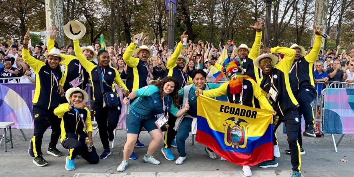 ¡Ecuador desfiló en la inauguración de los Juegos Paralímpicos!