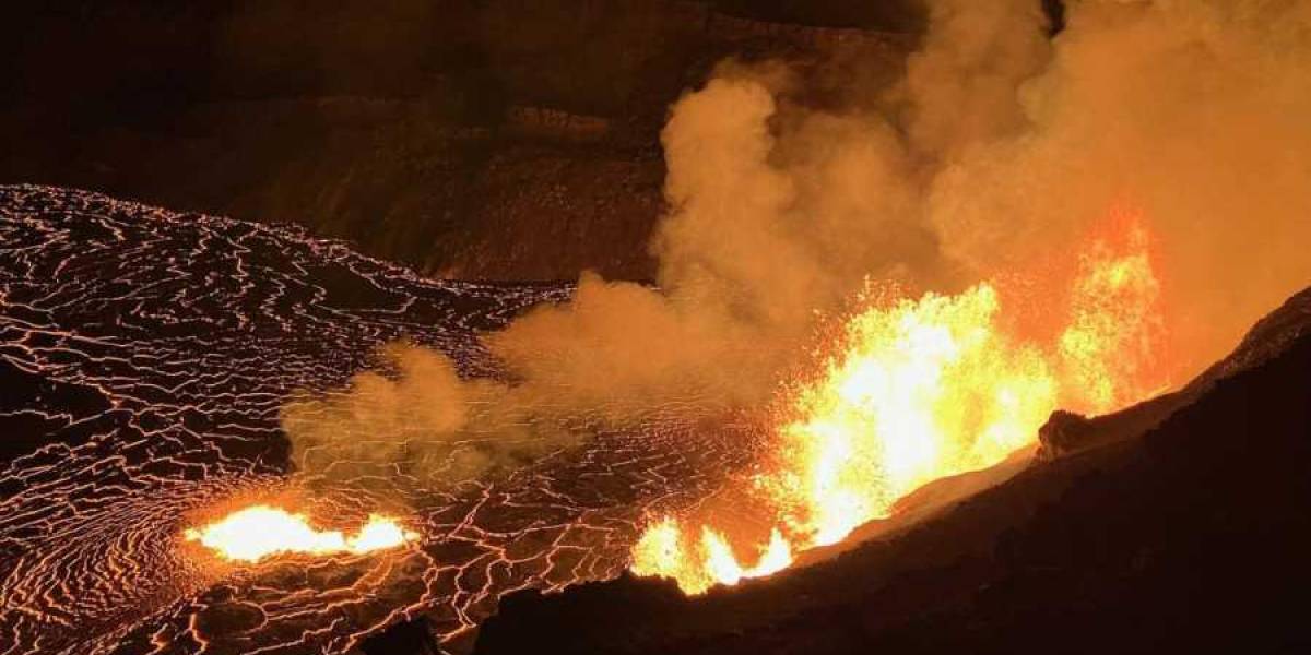 Volcán Kilauea de Hawái erupciona de nuevo en EE. UU.