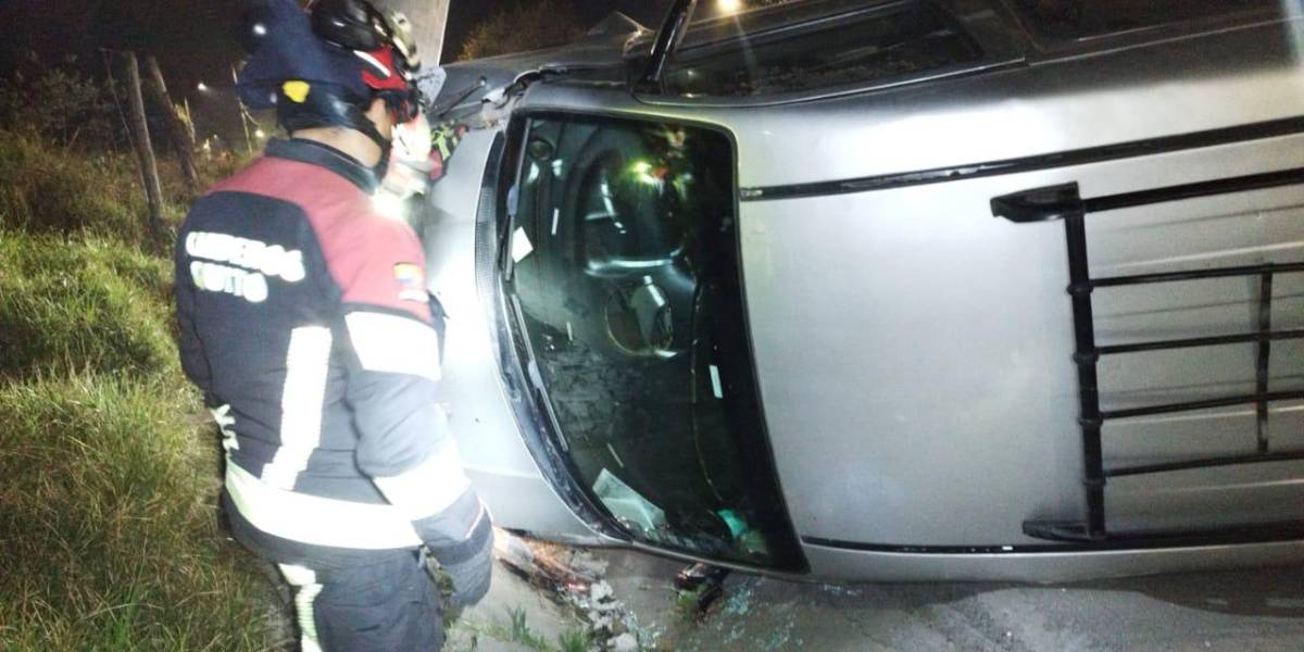 Cuatro accidentes de tránsito se registraron durante la madrugada de este 27 de octubre en Quito