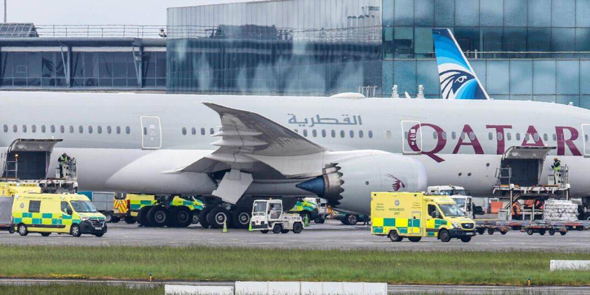 Un nuevo episodio de severas turbulencias deja 12 heridos en un vuelo de Doha a Dublín