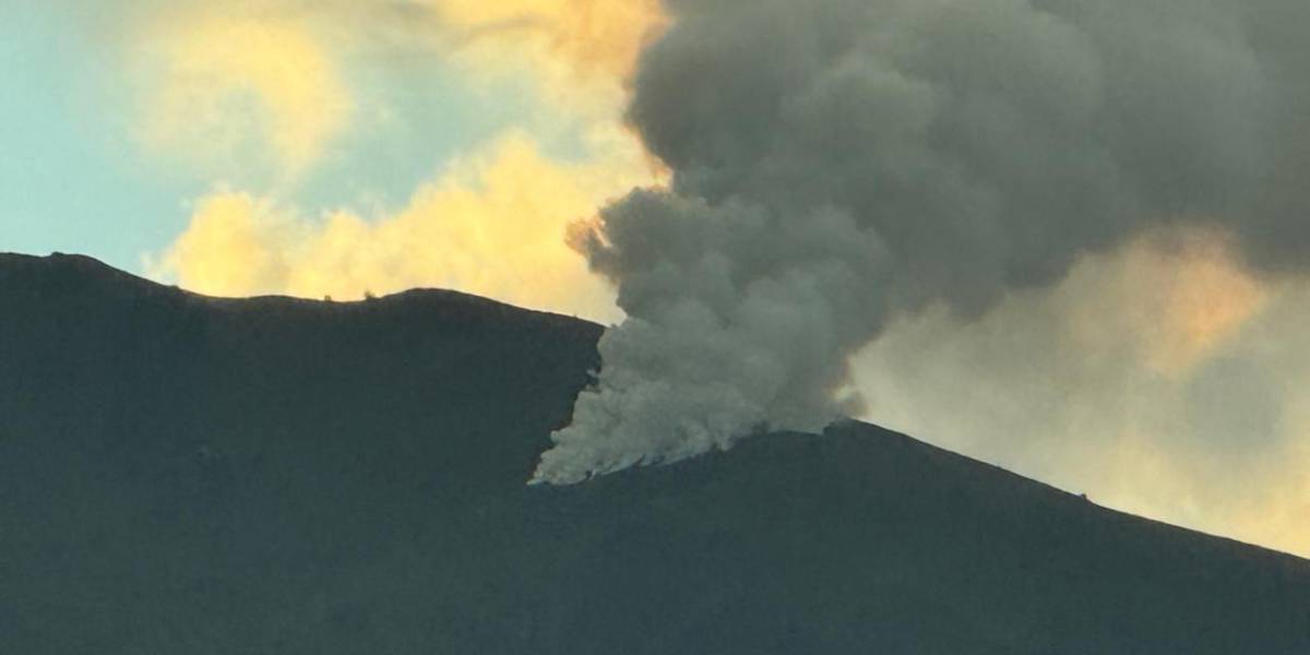 Quito: El incendio forestal en las laderas del Pichincha continúa la mañana del 8 de agosto