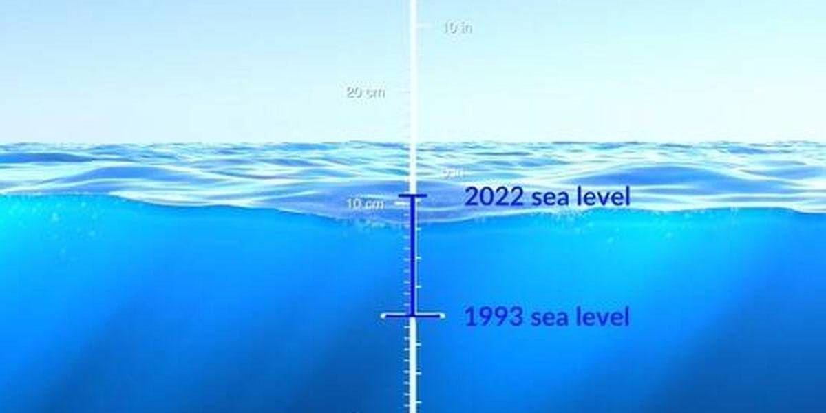 La NASA publica un video que muestra la subida del nivel del mar desde 1993