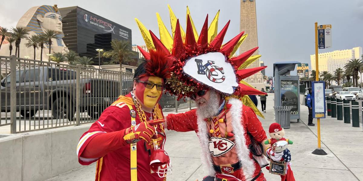 Super Bowl 2024: La emoción de los hinchas de San Francisco 49ers y Kansas Chiefs invaden Las Vegas