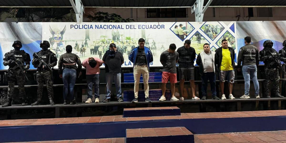 Un operativo en Guayas dejó siete detenidos, quienes metían droga en contenedores