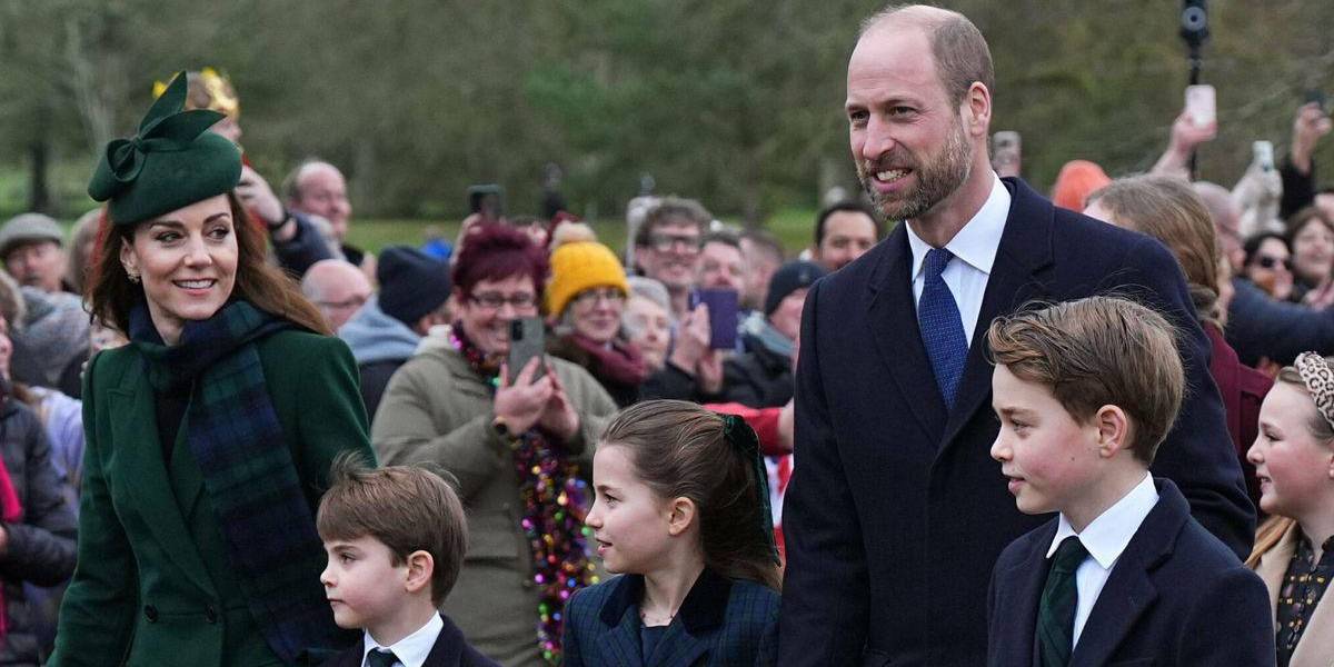 Kate Middleton reaparece en la misa de Navidad de la Familia Real Británica