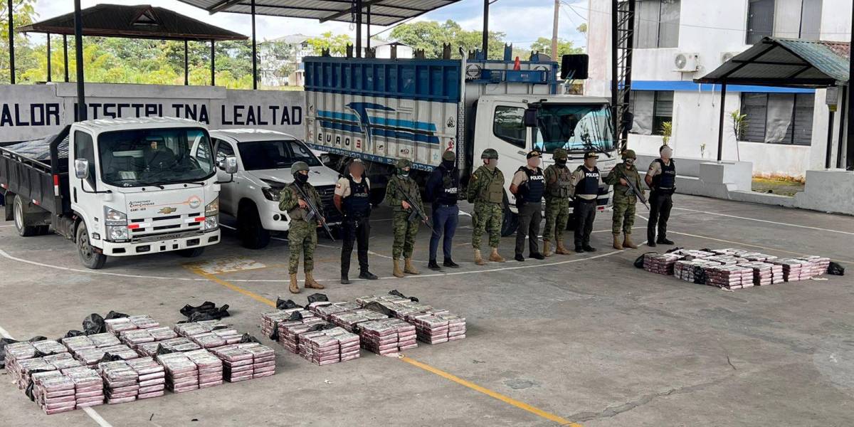 Las incautaciones de droga en Ecuador se incrementaron un 25 % en relación con 2023