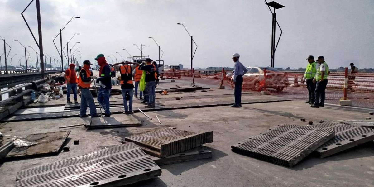 El MTOP realizará obras en el puente La Puntilla-Guayaquil durante dos fines de semana