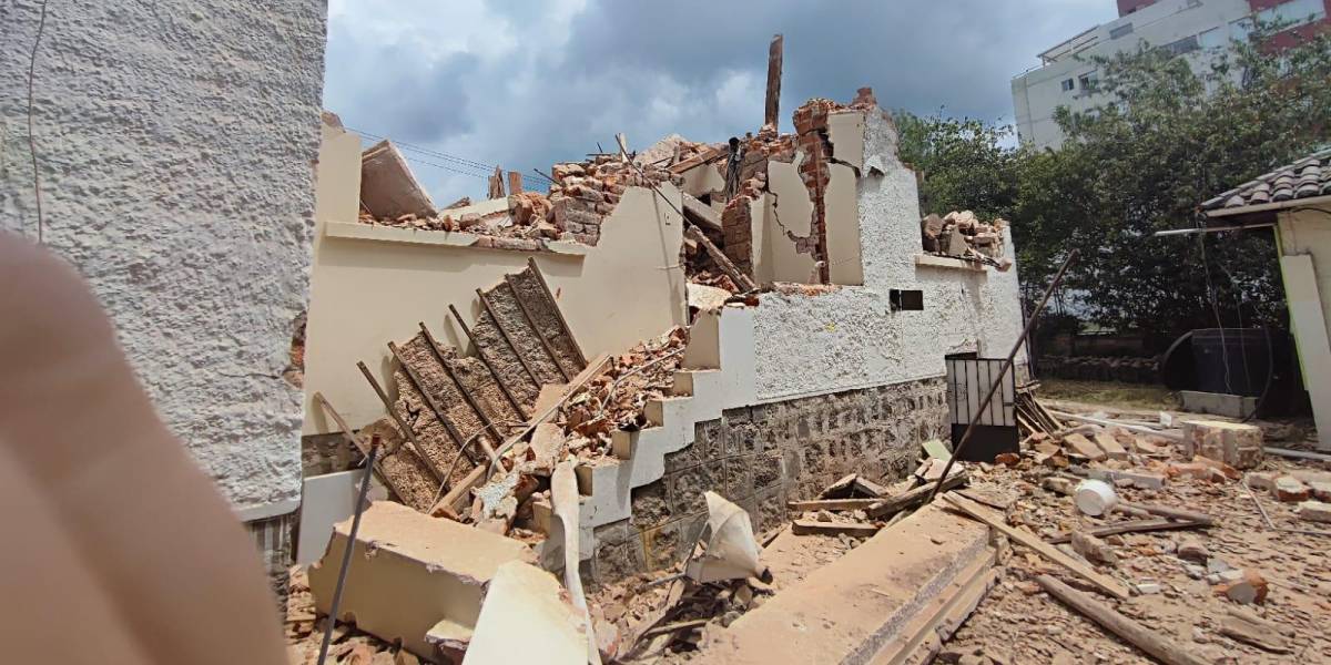 Quito: una casa patrimonial fue derrocada en La Mariscal