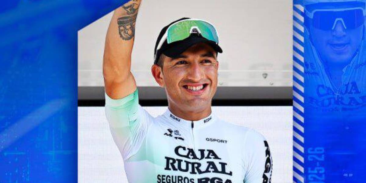 Jefferson Cepeda fue presentado oficialmente como nuevo ciclista del Movistar Team