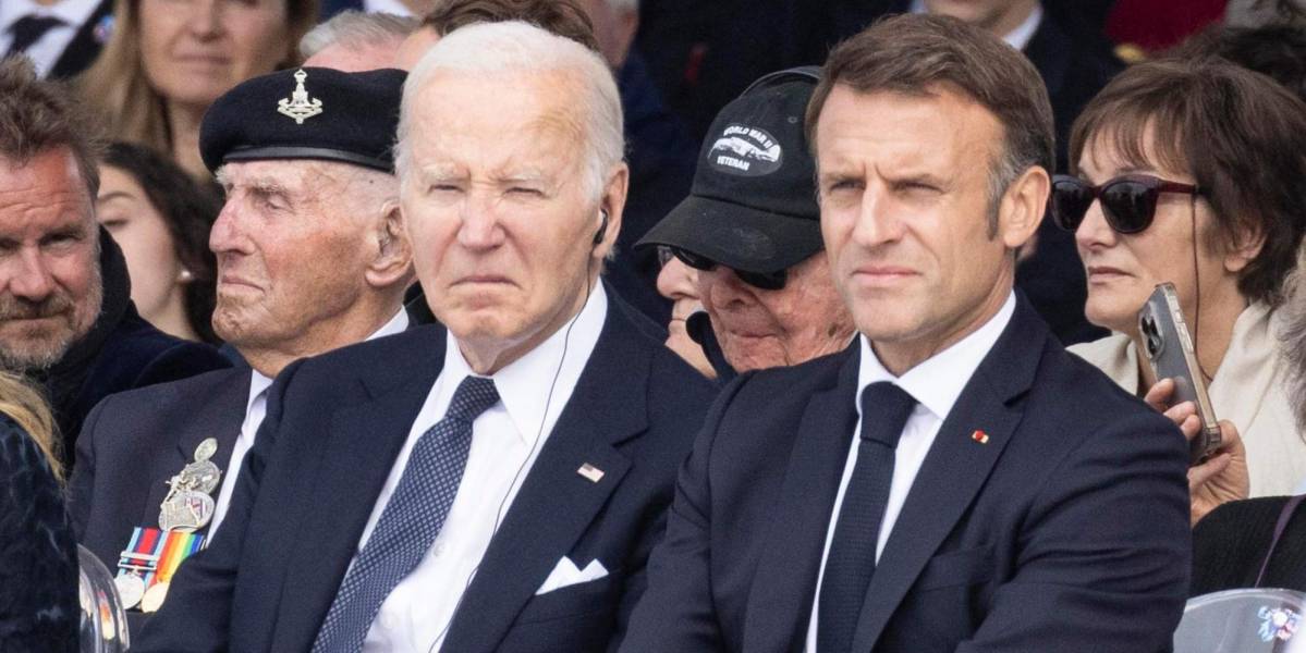 Lo que pasó con Joe Biden en Francia: otra vez lucía confundido