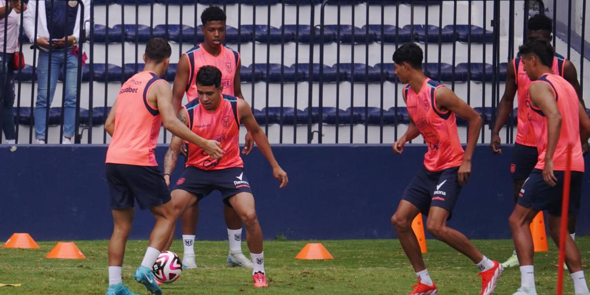 La selección de Ecuador entrenó este sábado en el Capwell con tres bajas