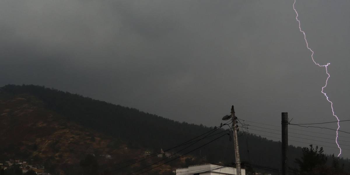 Clima en Ecuador: lluvias y tormentas eléctricas este lunes, 7 de octubre