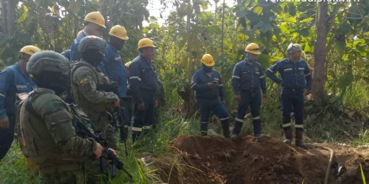 Las bandas criminales realizaron una perforación clandestina en Quevedo