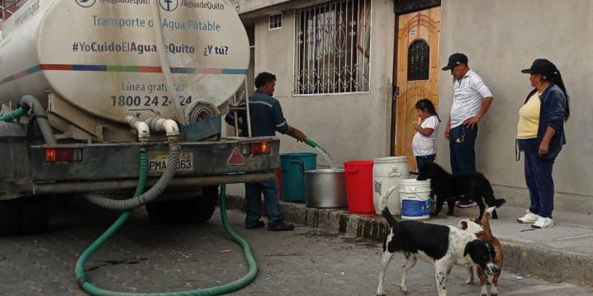 El Municipio de Quito analiza comprar generadores eléctricos para proveer de agua a más barrios