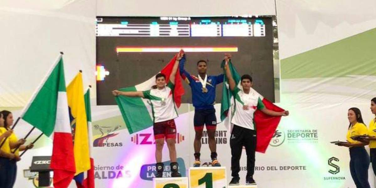 Germán Palacios Dajomes gana medalla de oro en el Campeonato Panamericano de pesas