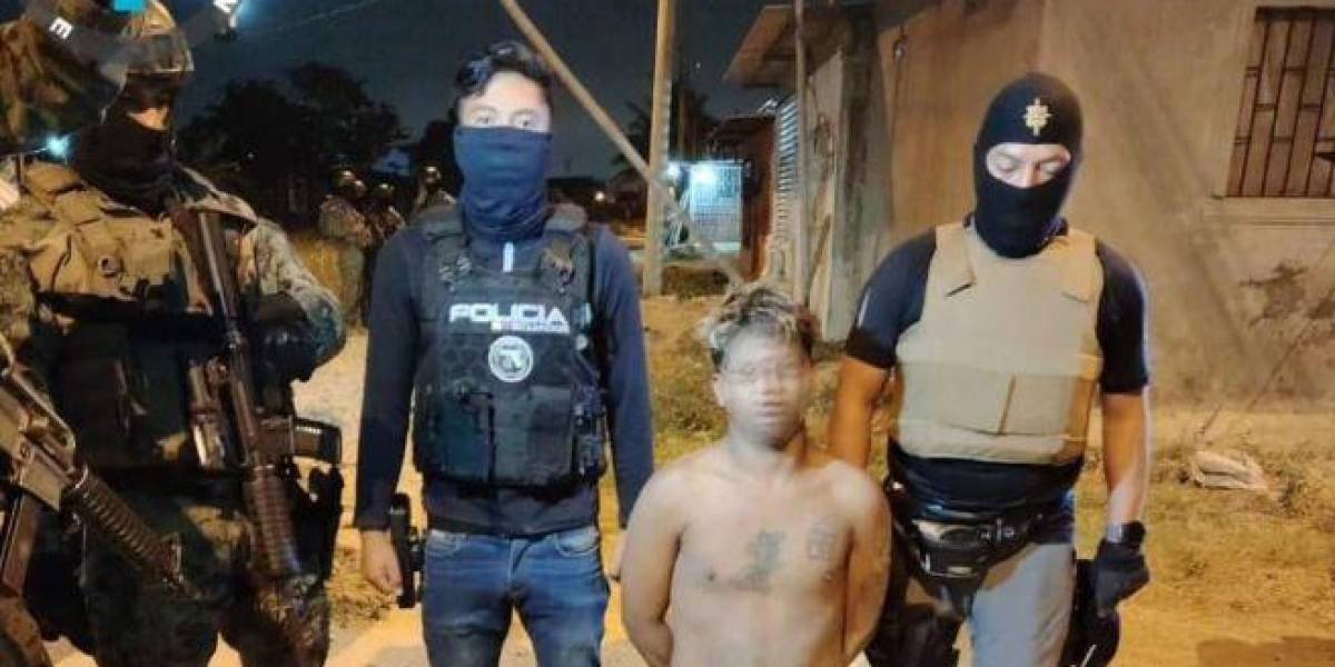 Alias La X y Pollito, cabecillas de bandas delictivas, fueron capturados en Durán