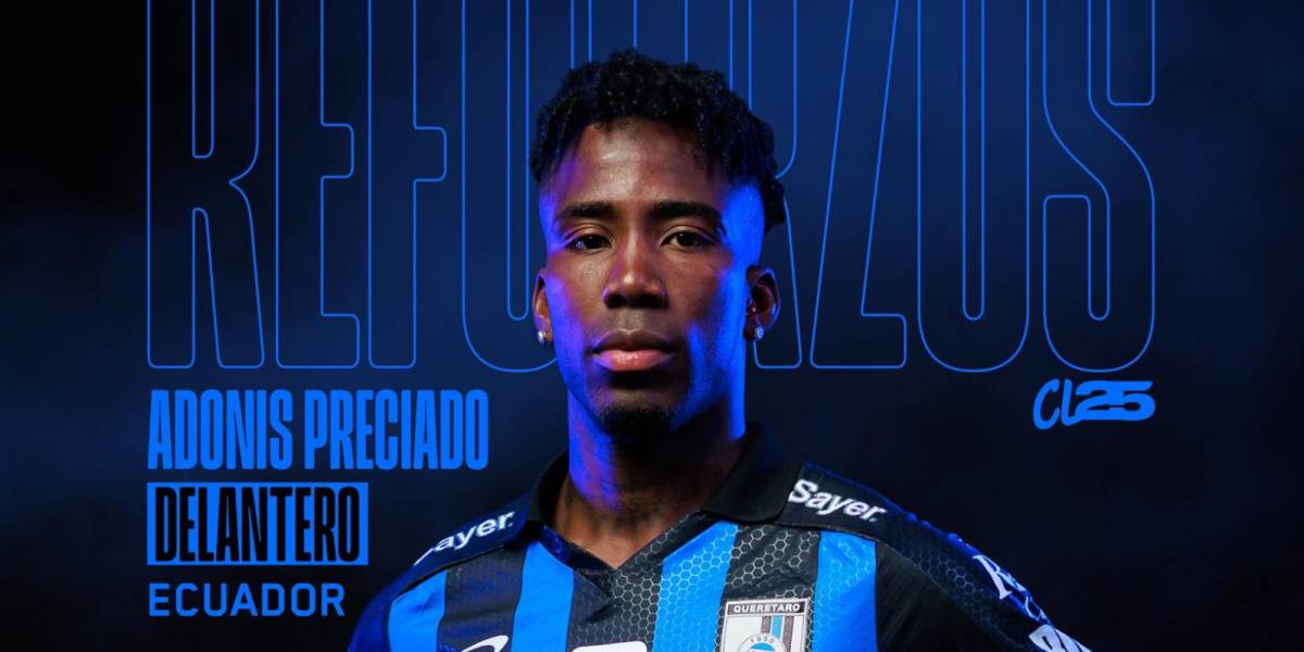 Adonis Preciado es presentado como nuevo jugador del Querétaro en la Liga MX