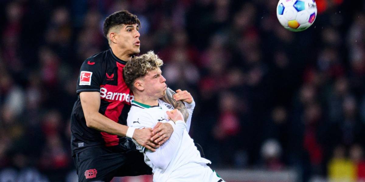 El Bayer Leverkusen de Piero Hincapié igualó 0-0 contra Borussia Mönchengladbach