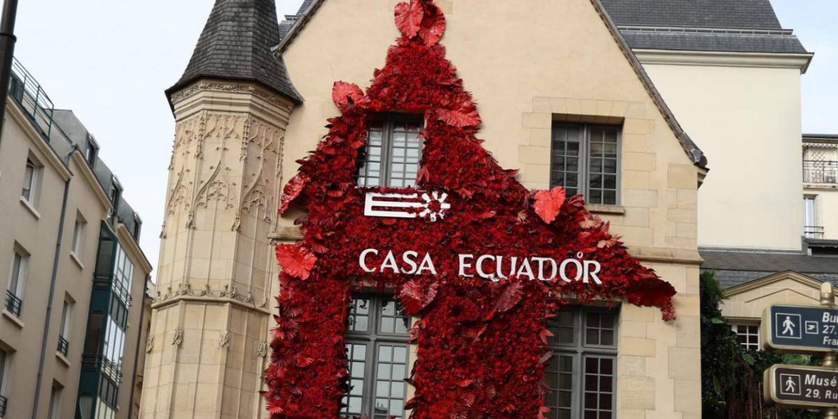 Juegos Olímpicos París 2024: la Casa Ecuador, un espacio cultural tricolor, fue inaugurado en Francia