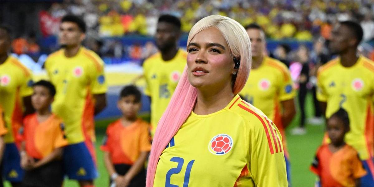 KAROL G | Interpretó el Himno Nacional de Colombia para la final contra Argentina