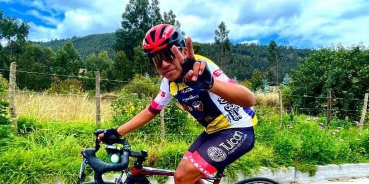 El ciclista ecuatoriano Kevin Pozo falleció, tras ser atropellado