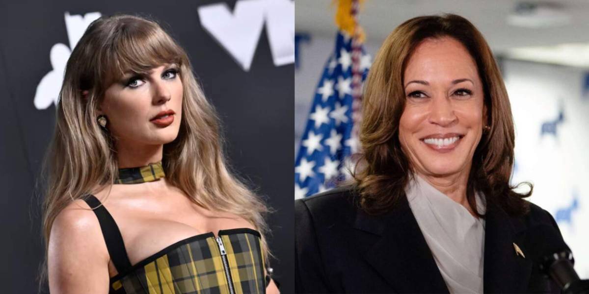 Kamala Harris se siente muy orgullosa de contar con el respaldo de Taylor Swift