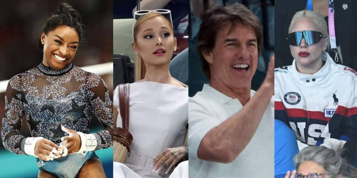 Estas son las celebridades que vieron a Simone Biles hacer historia en los Juegos Olímpicos 2024