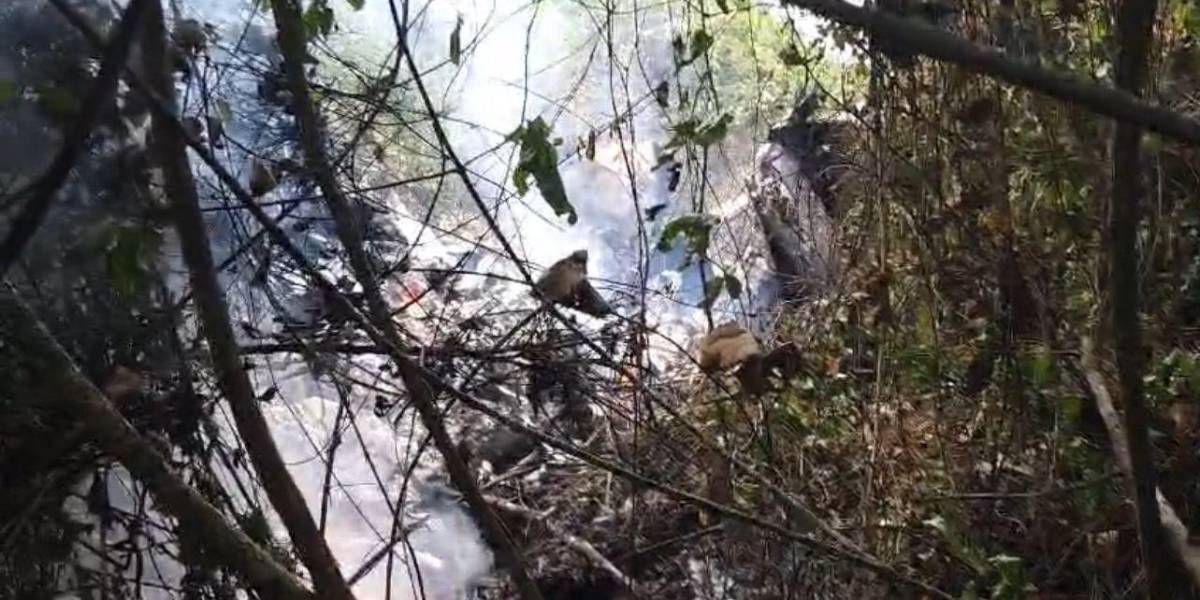 Una avioneta se estrelló en Santa Rosa, provincia de El Oro, y deja dos fallecidos