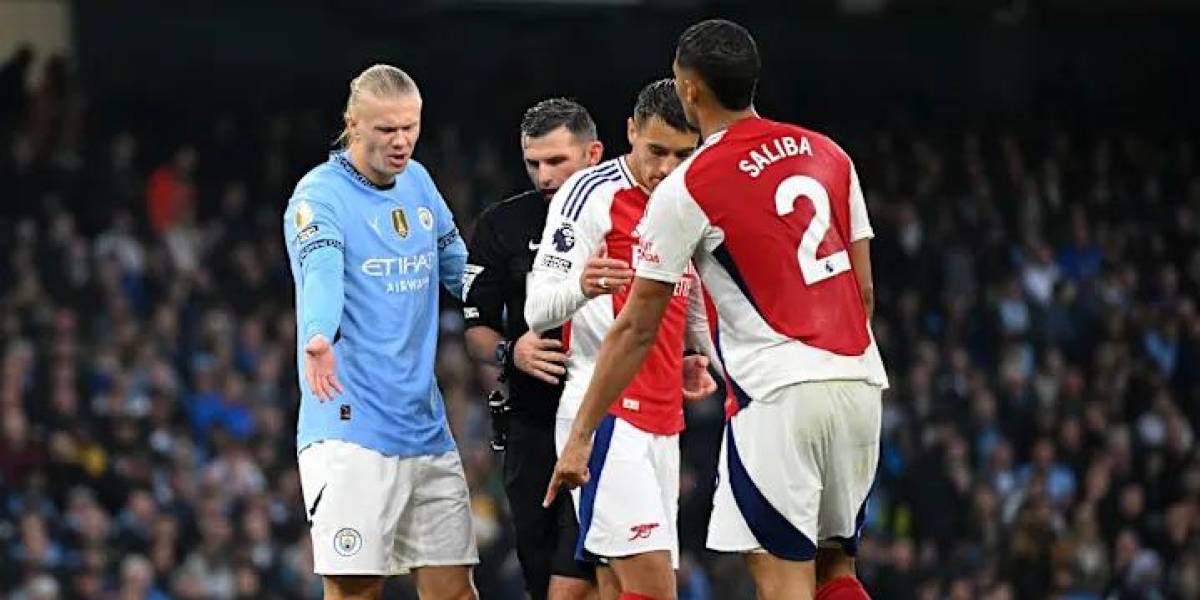 Haaland y su polémica contra Arteta y Gabriel Jesús luego del Manchester City vs. Arsenal