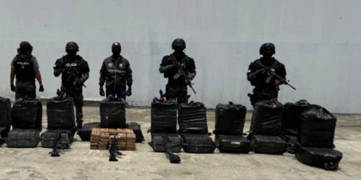 La Policía halla más de 600 kilos de clorhidrato de cocaína en una casa de Babahoyo