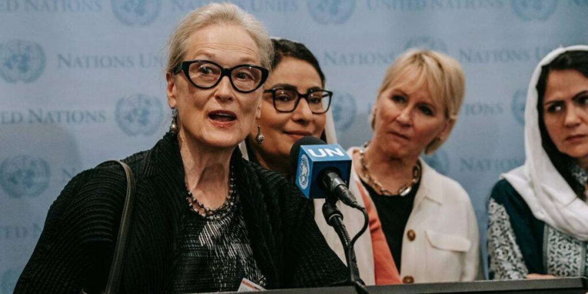 Meryl Streep denuncia ante la ONU la opresión de las mujeres en Afganistán: Hasta una ardilla tiene más derechos que ellas