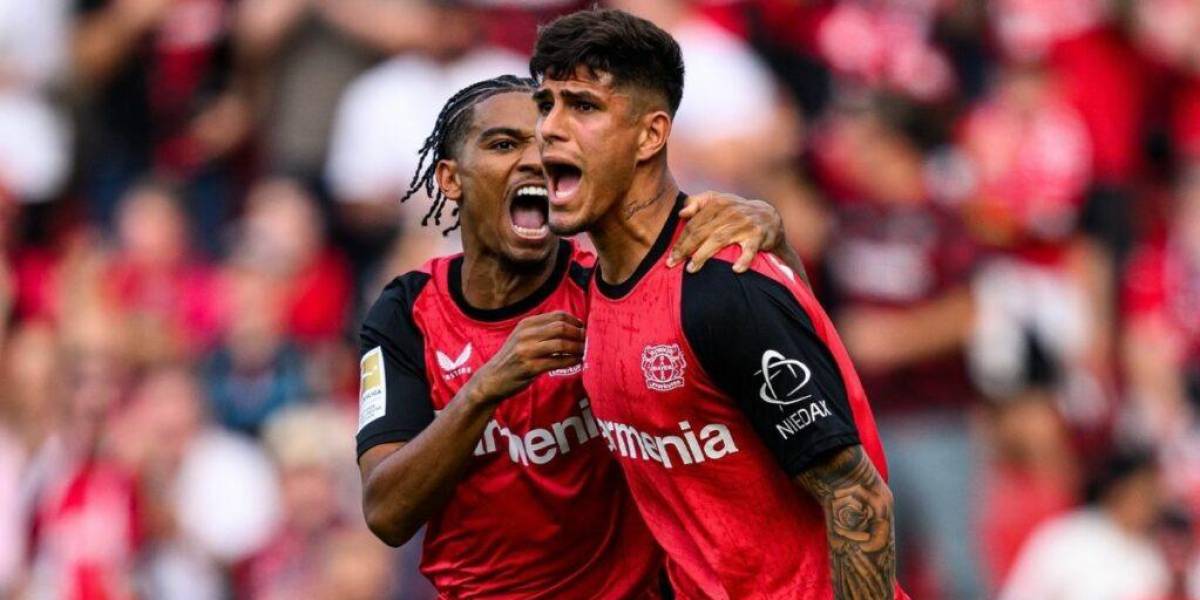 El Bayer Leverkusen remontó y goleó con Hincapié de titular