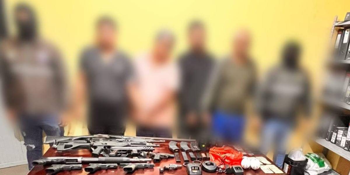 La Policía encontró una casa usada por Los Choneros para guardar armas de grueso calibre en Puebloviejo, Los Ríos