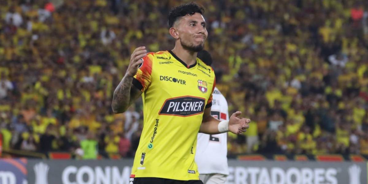 Joao Rojas espera su regreso a las canchas con Barcelona SC para los playoffs de la Copa Sudamericana